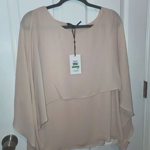 Blouse open sleeves comfortably fit